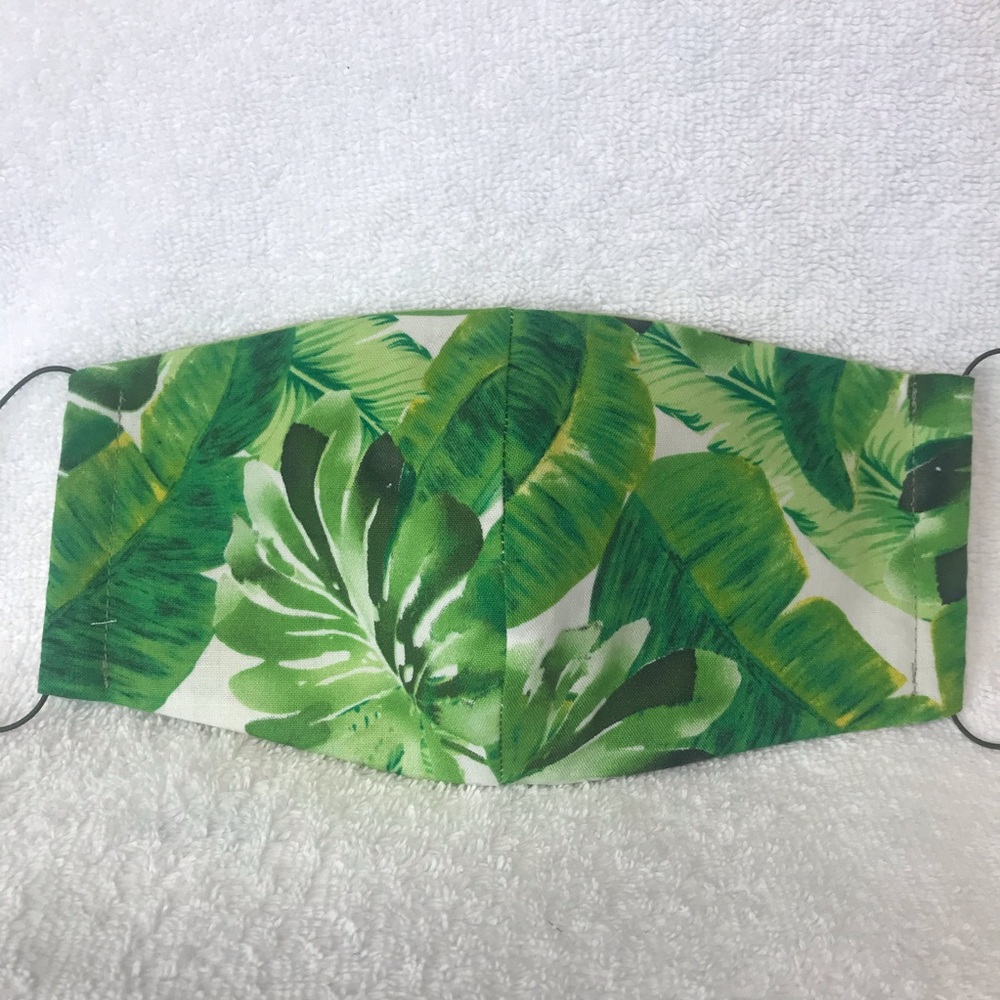 Adult Tropical Leaf Face Mask